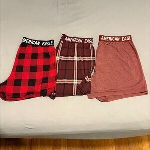 American Eagle Outfitters Red & Maroon Boxer Brief 3-Pack